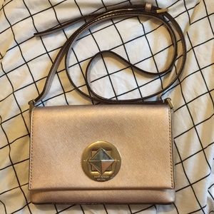 Newbury Lane Sally Rose Gold Crossbody Bag